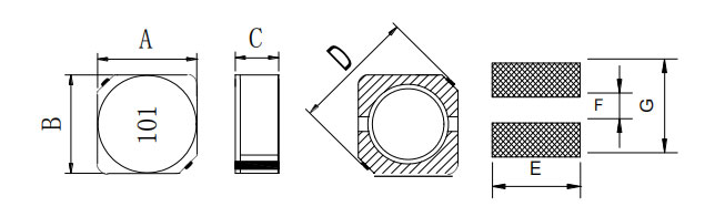 貼片磁屏蔽電感DRH2D-6D